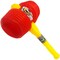 ArtCreativity: Giant Squeaky Hammer - Red & Yellow - Jumbo 17" Pounding Noise & Sound Toy, For Clowns-Carnivals-Circus-Birthday Party, Kids Ages 3+